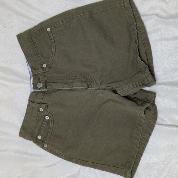 Tommy Hilfiger Pants - Tommy Hilfiger High Waist, High Rise Olive Green, Sage Jean Shorts Size 4